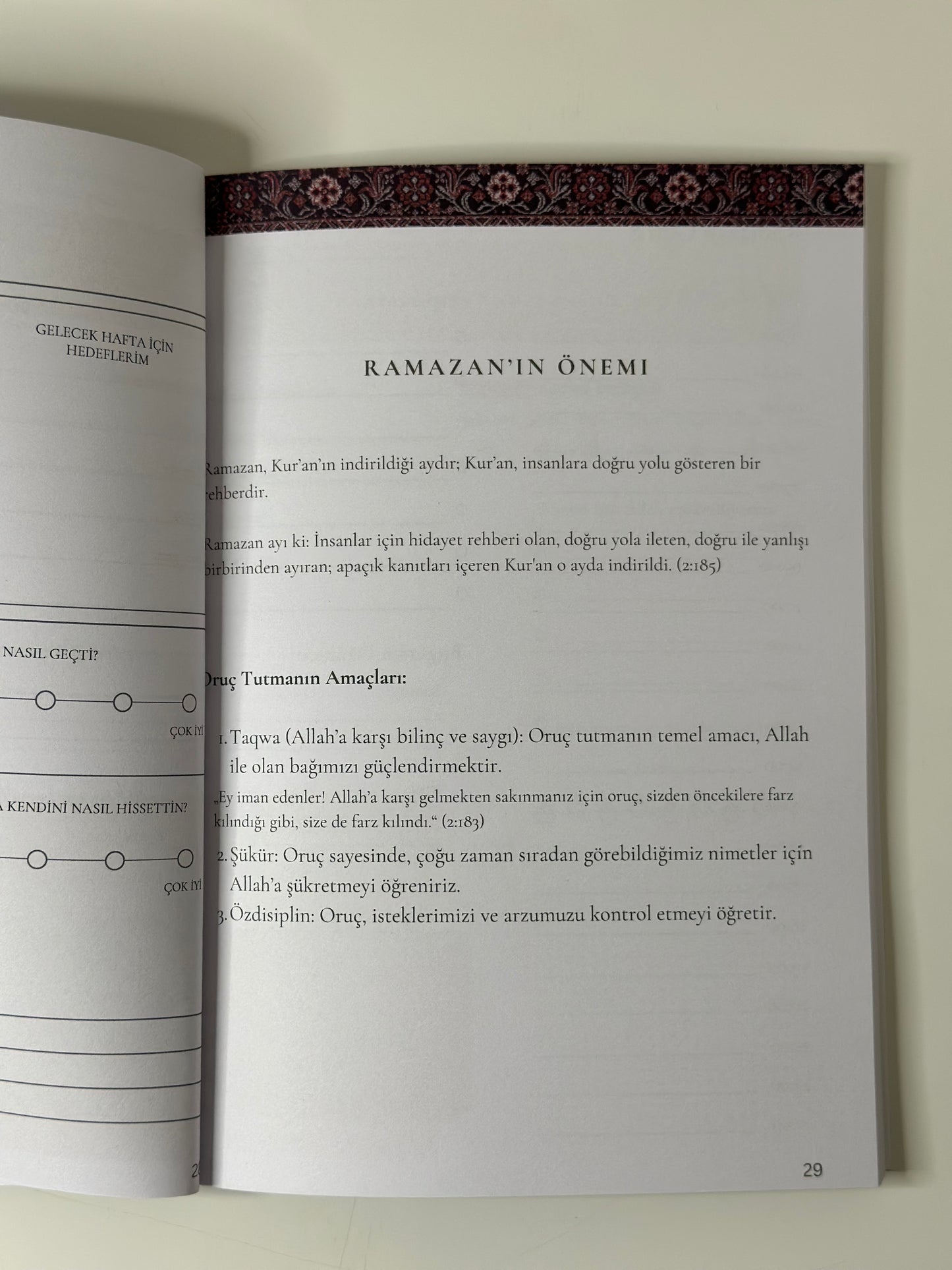 Ramazan Ajanda 2026 TURKEY