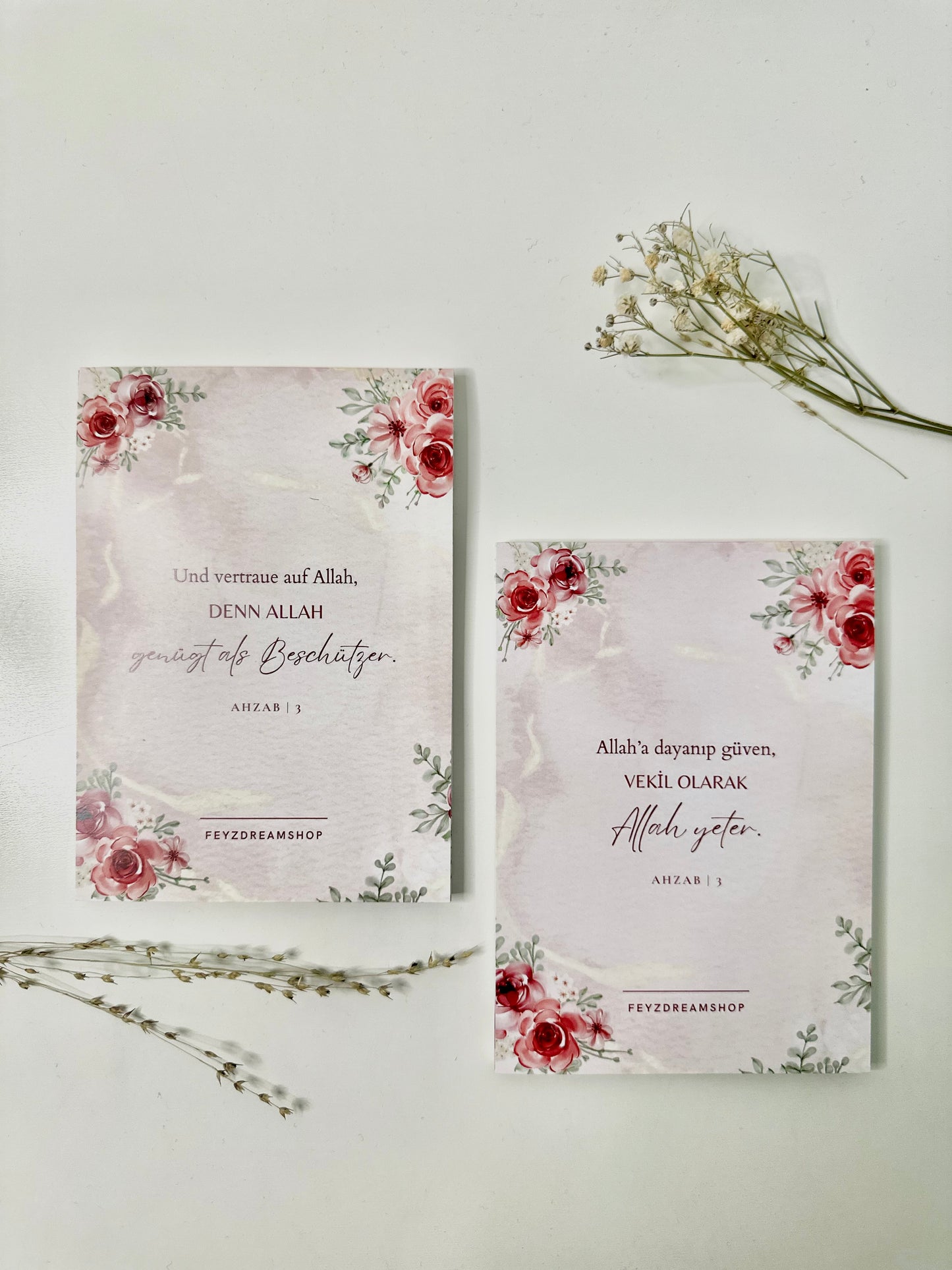 To Do Block with Prayer Tracker “Roses” German/Turkish