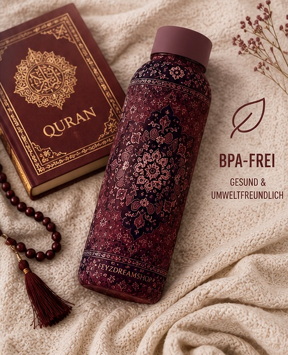 Red Rug Thermosflasche aus Edelstahl