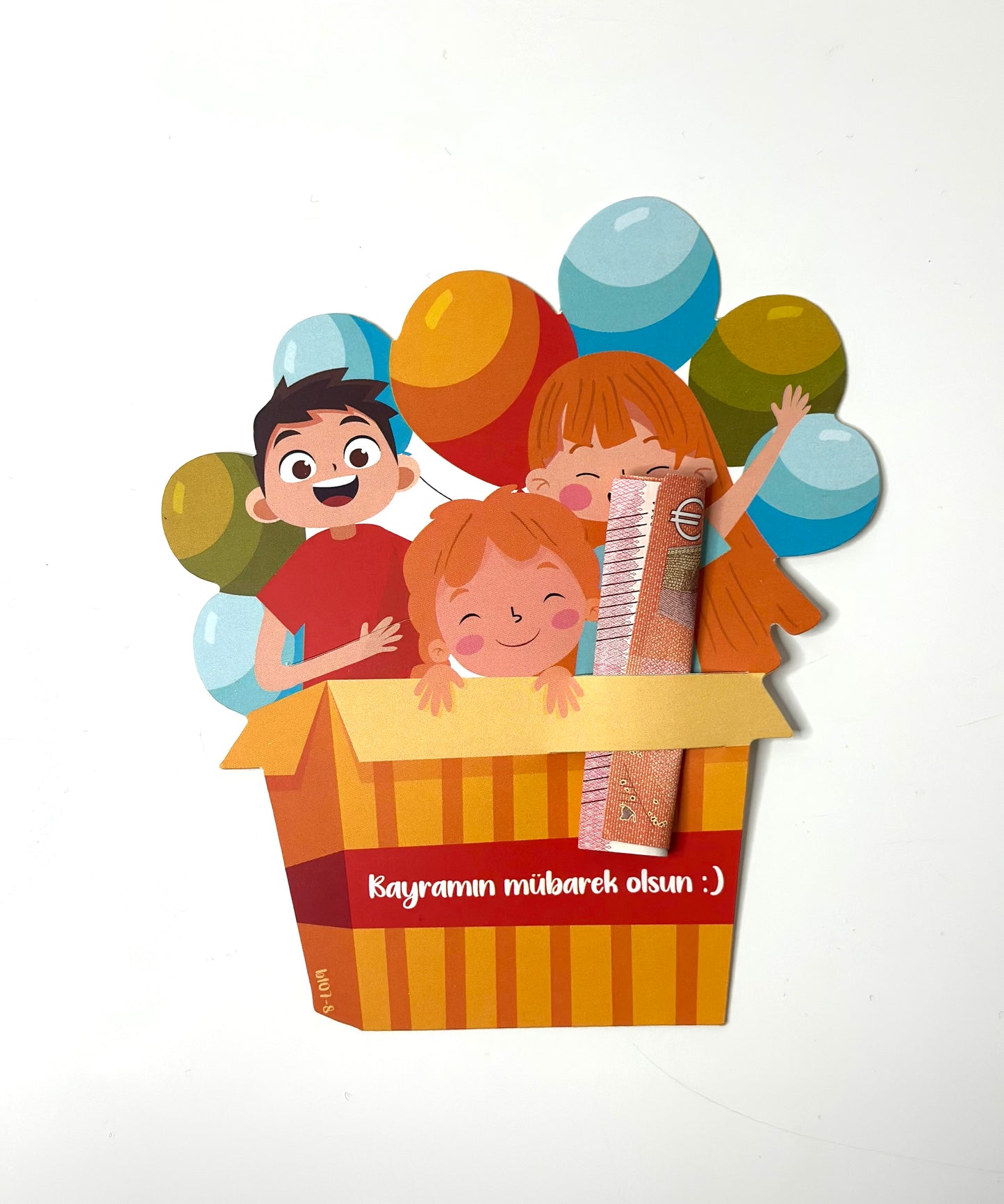 3 er Pack Bayram| Eid Karte für Kinder
