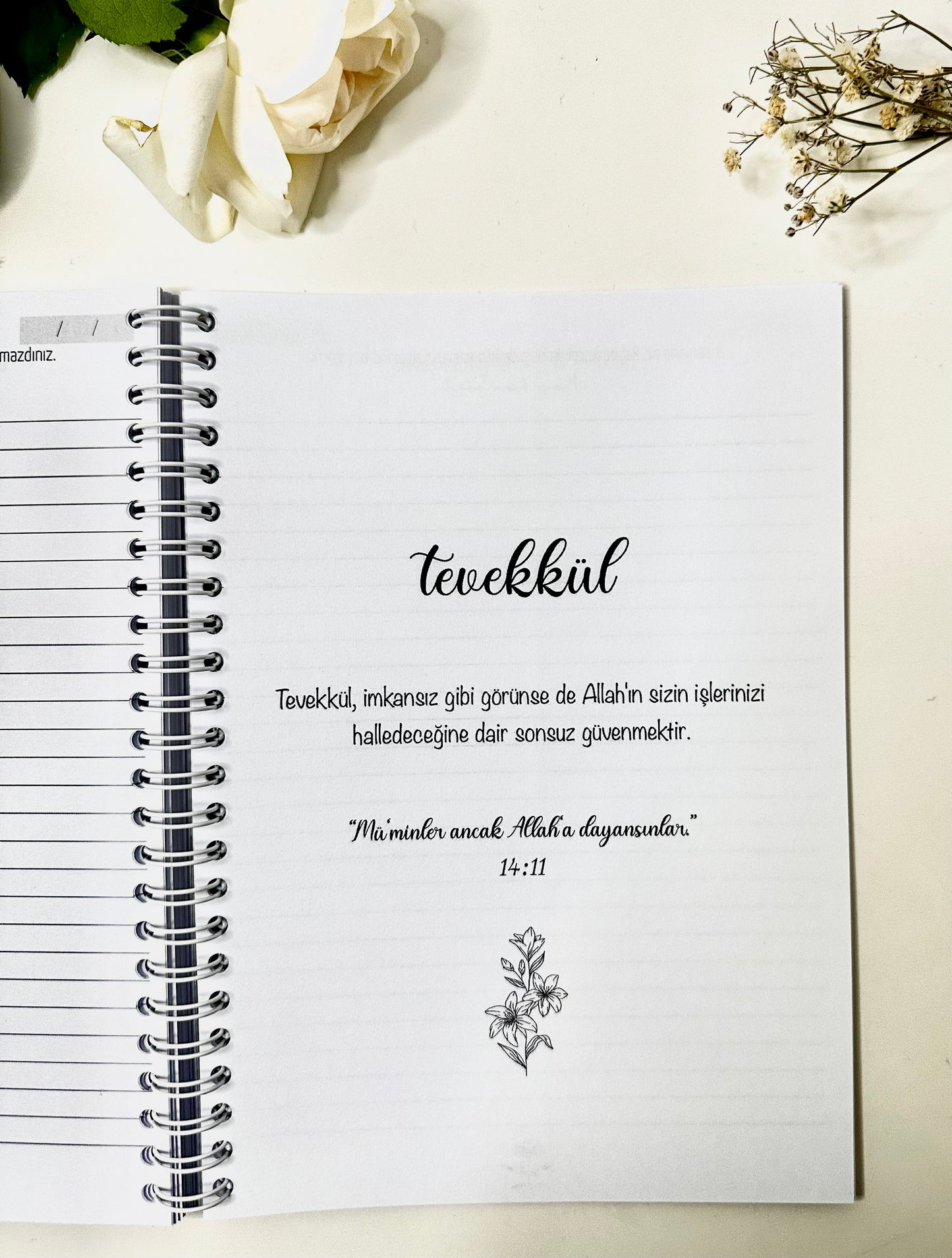 Blue Flower personalisiertes Eid Geschenkset