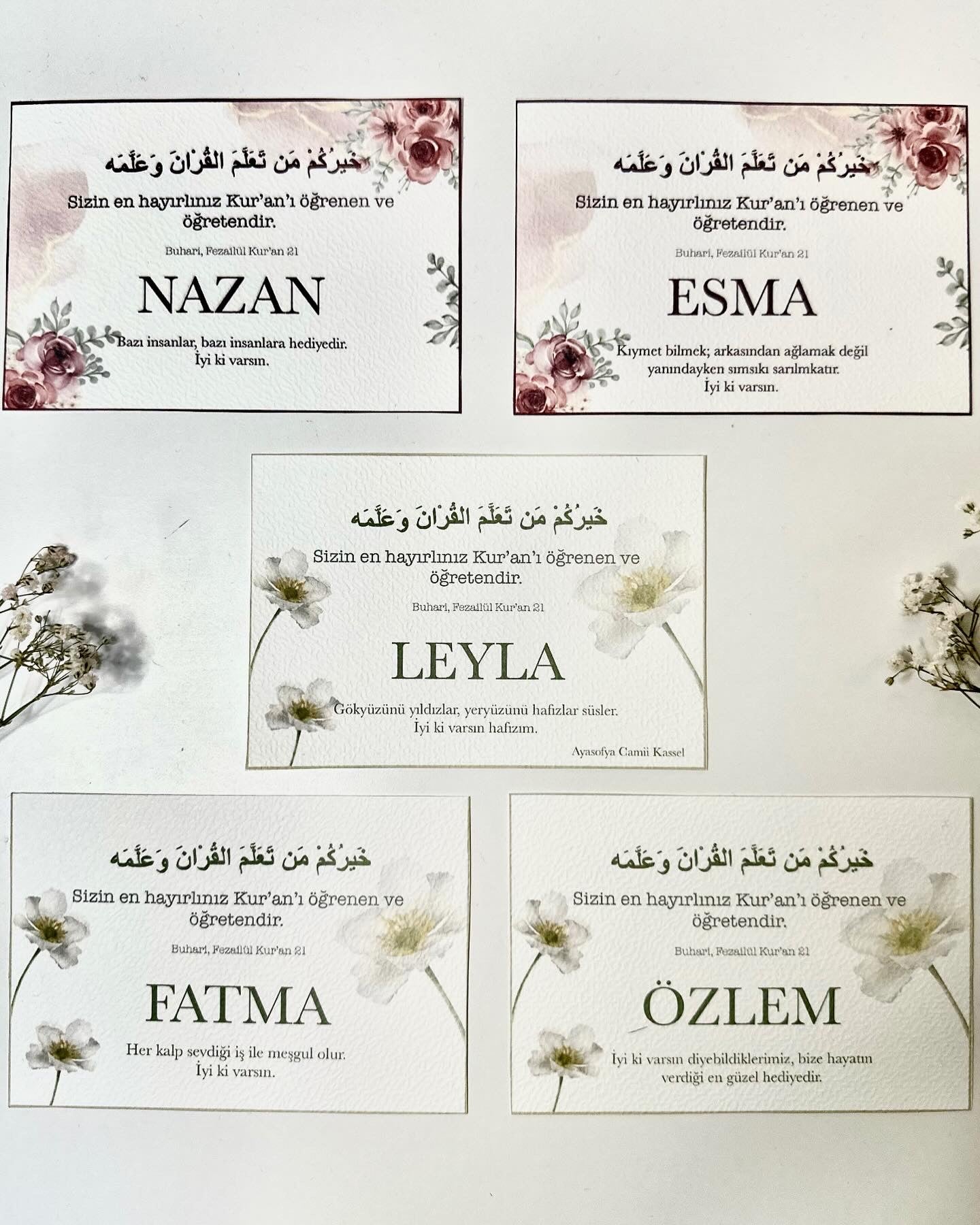 Personalisierte Karten