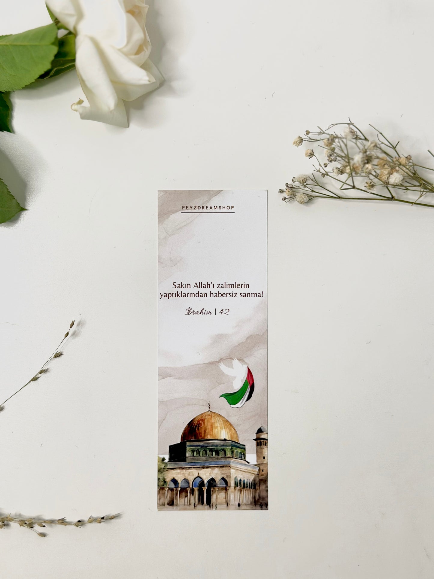 Bookmark “Al-Aqsa” German/Turkish