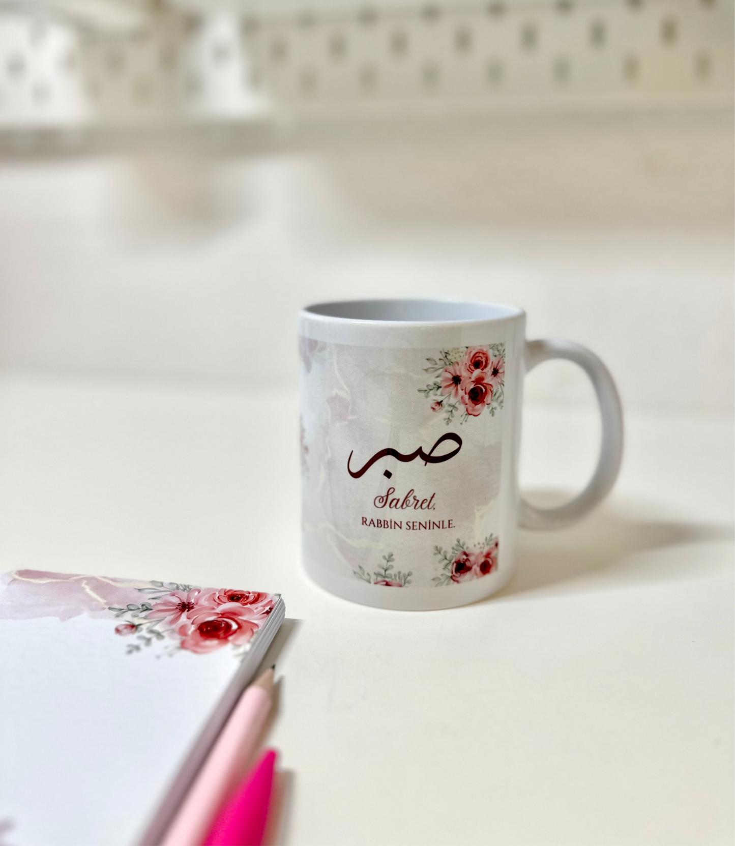 Tasse Roses Deutsch/Türkisch