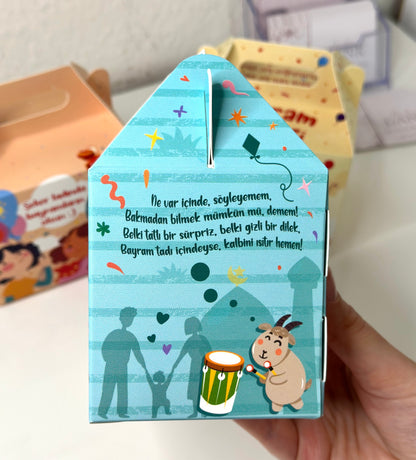 3er Pack Bayram| Eid Box für Kinder zum Selbstbefüllen