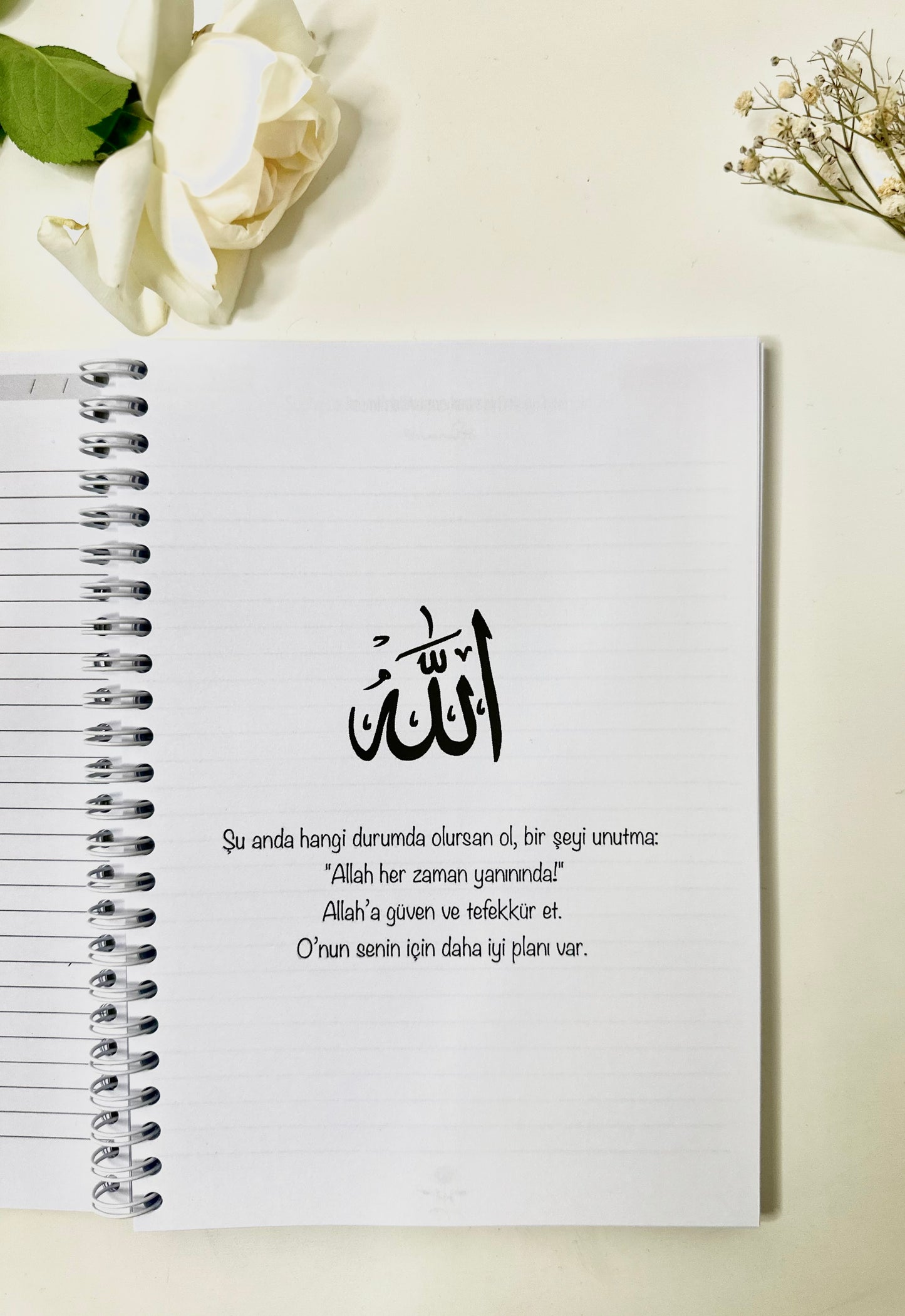 “Blue flower” personalized set of 5 / 7 Turkish