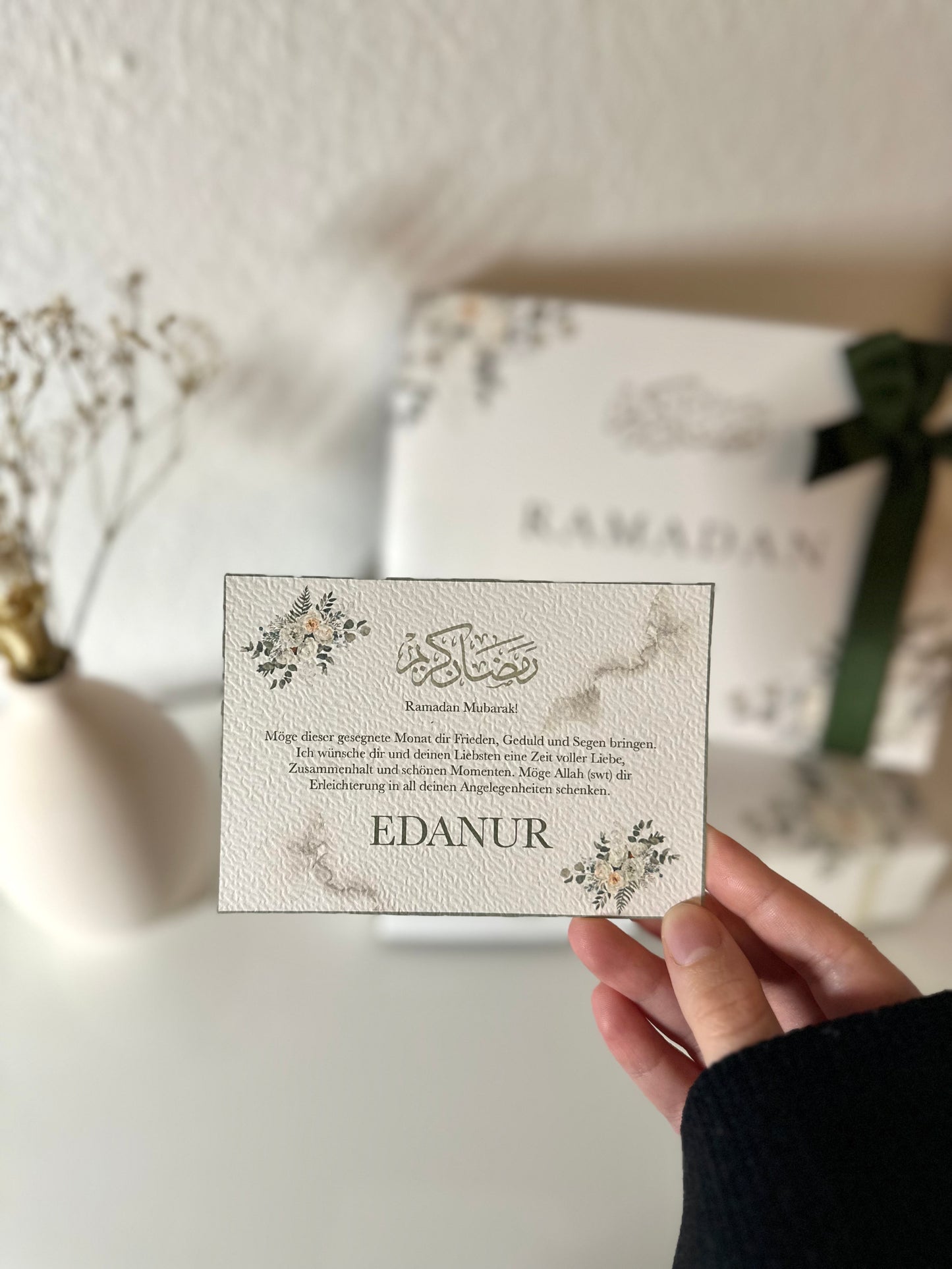 Personalisierte Ramadan Karte