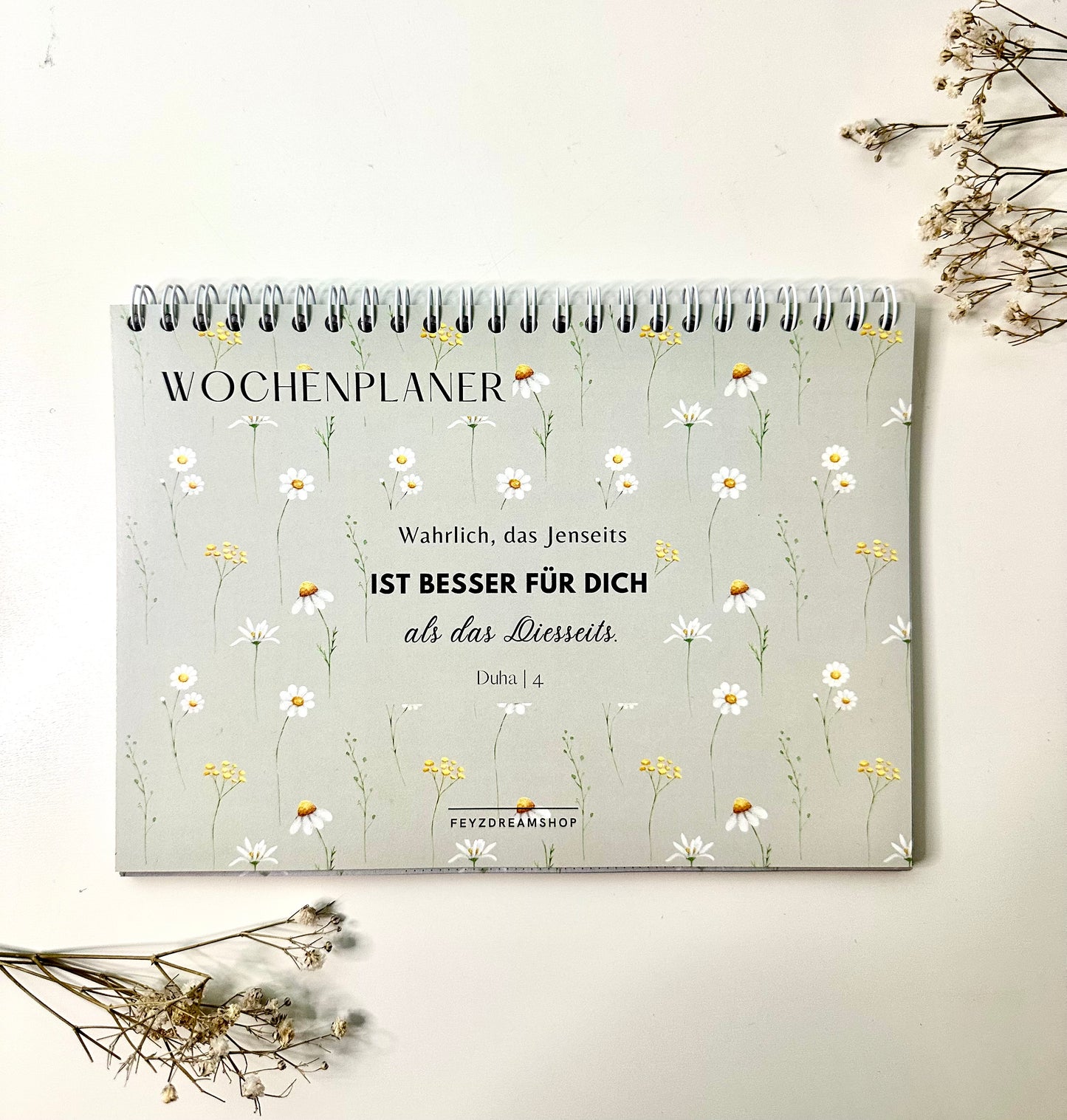 Islamic Weekly Planner Papatyam German/Turkish