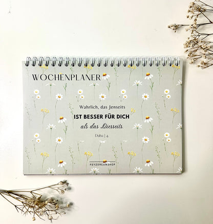 Islamic Weekly Planner Papatyam German/Turkish