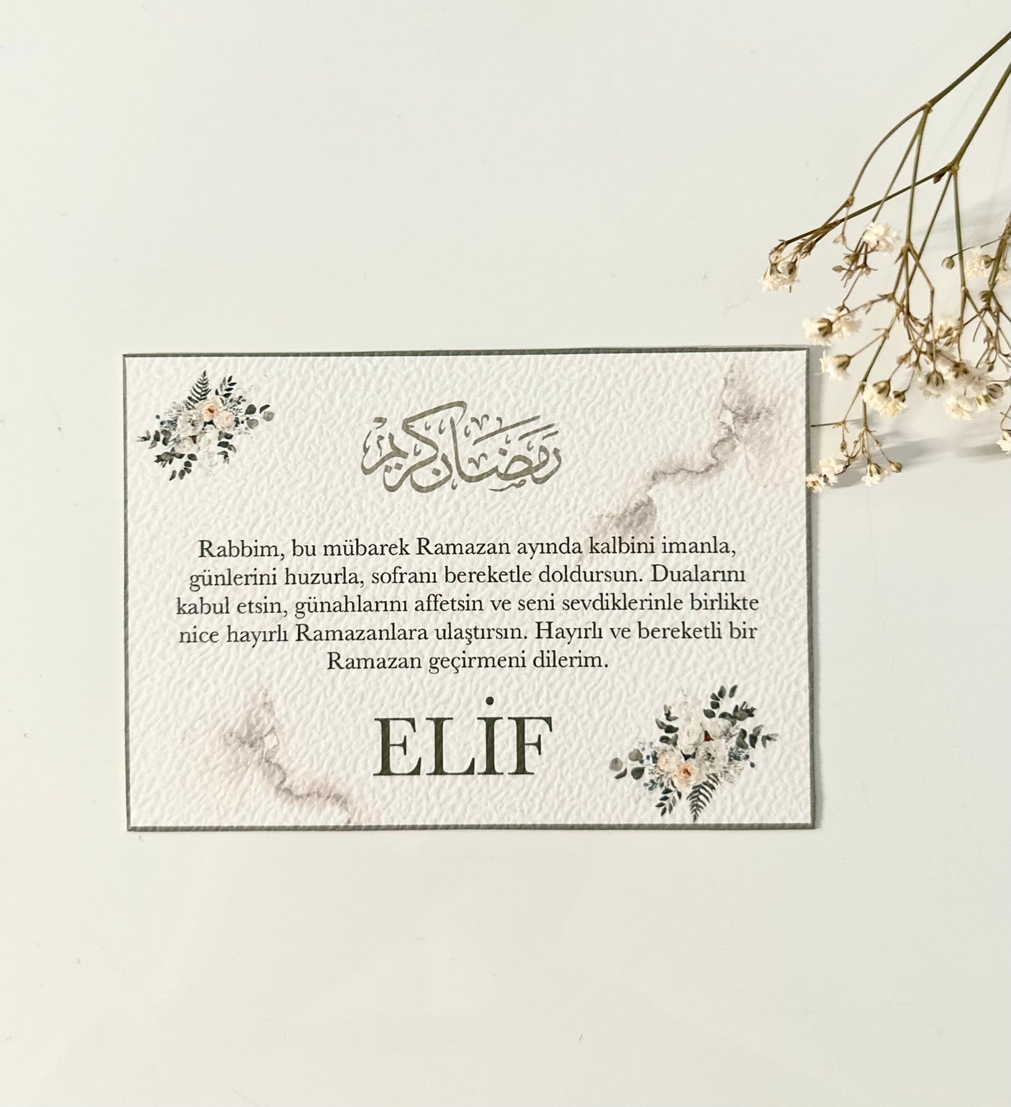 Personalisierte Ramadan Karte