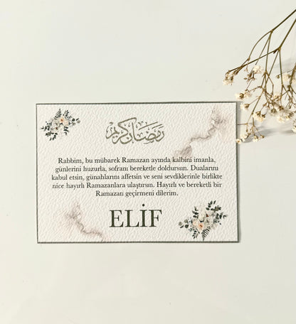 Personalisierte Ramadan Karte