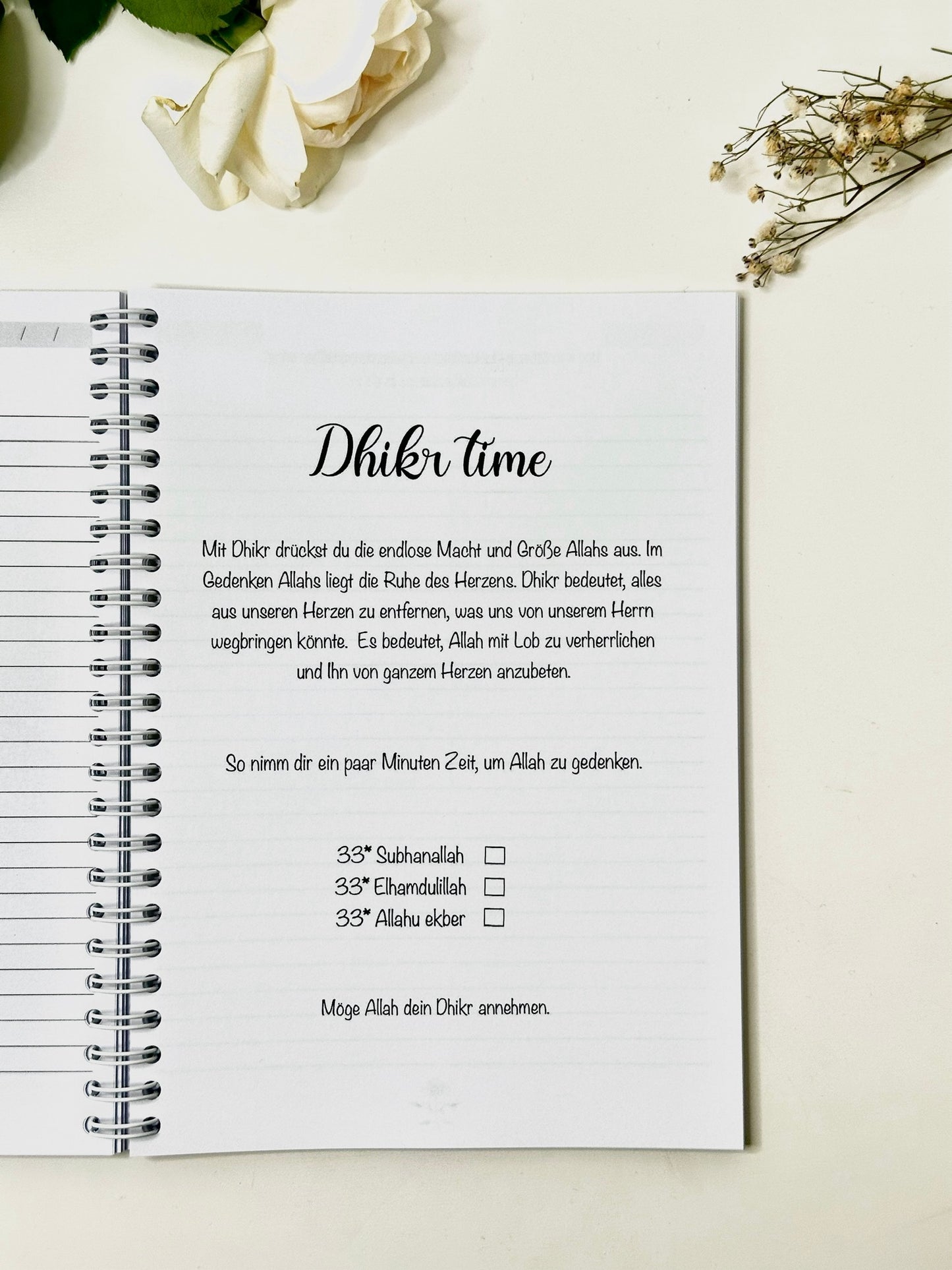 "Roses" personalized set of 5 / 7 German