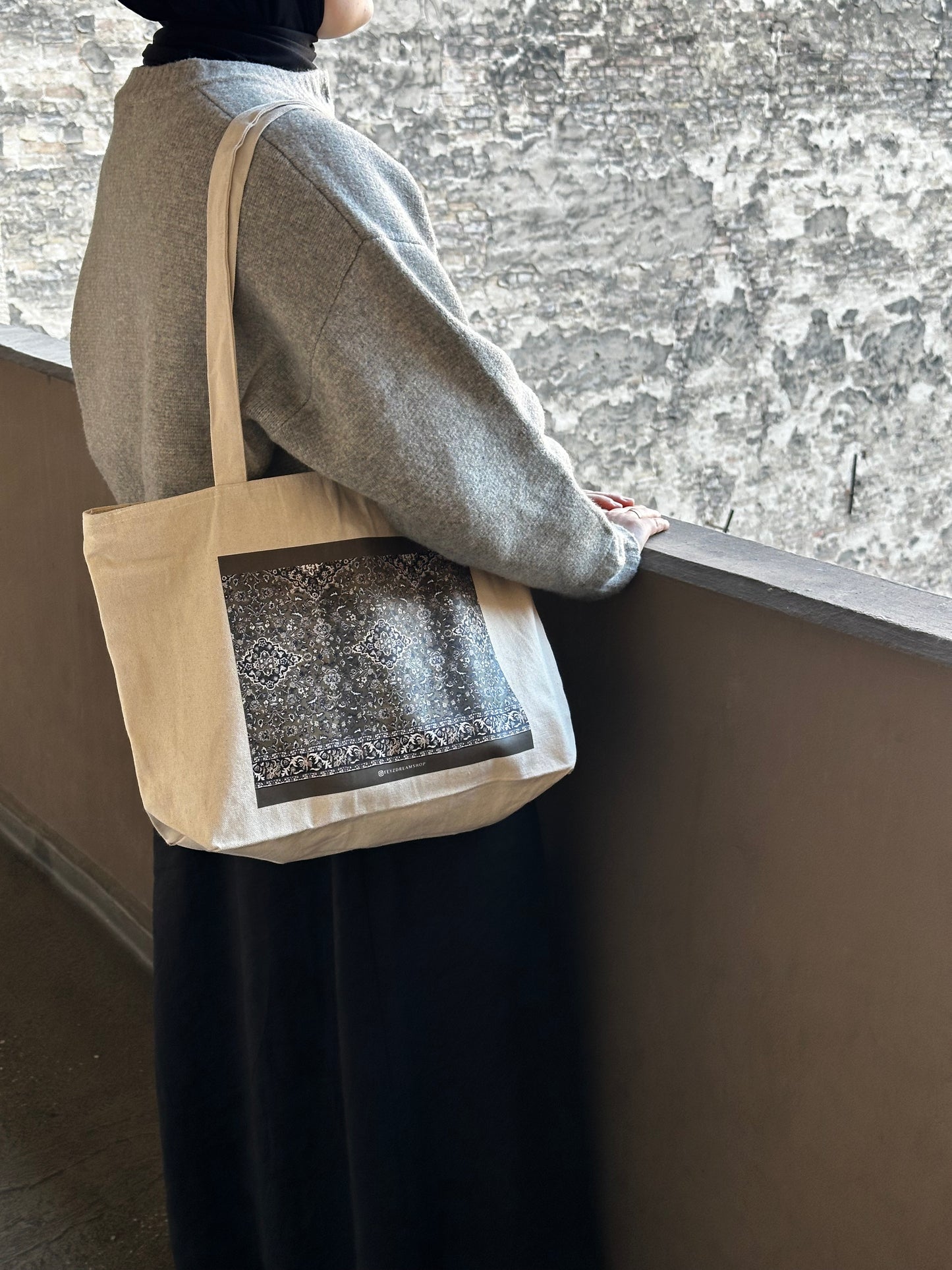 Rawdha Tote Bag mit Reißverschluss