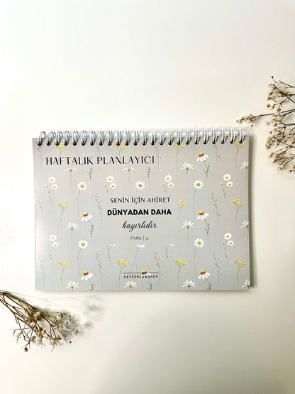 Islamic Weekly Planner Papatyam German/Turkish