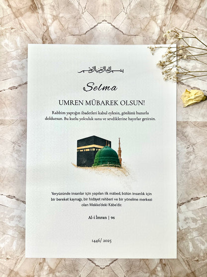 Hacc | Umrah personalisiertes Poster