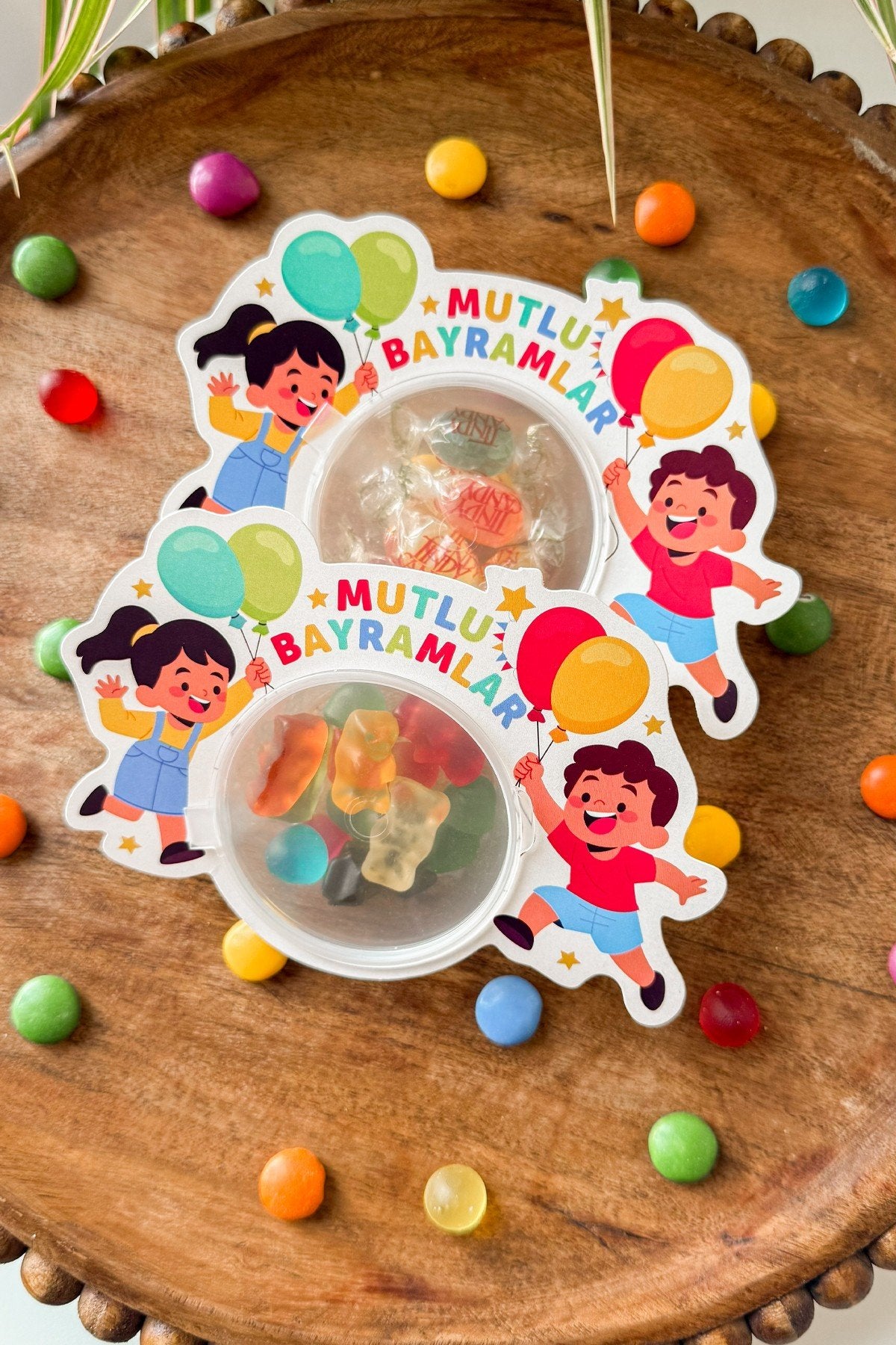 3 er Pack Bayram| Eid Mini Süßigkeiten Boxen für Kinder