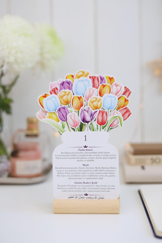 Special Lale Takvimi, Her güne Ayet-Meal, Hadis
