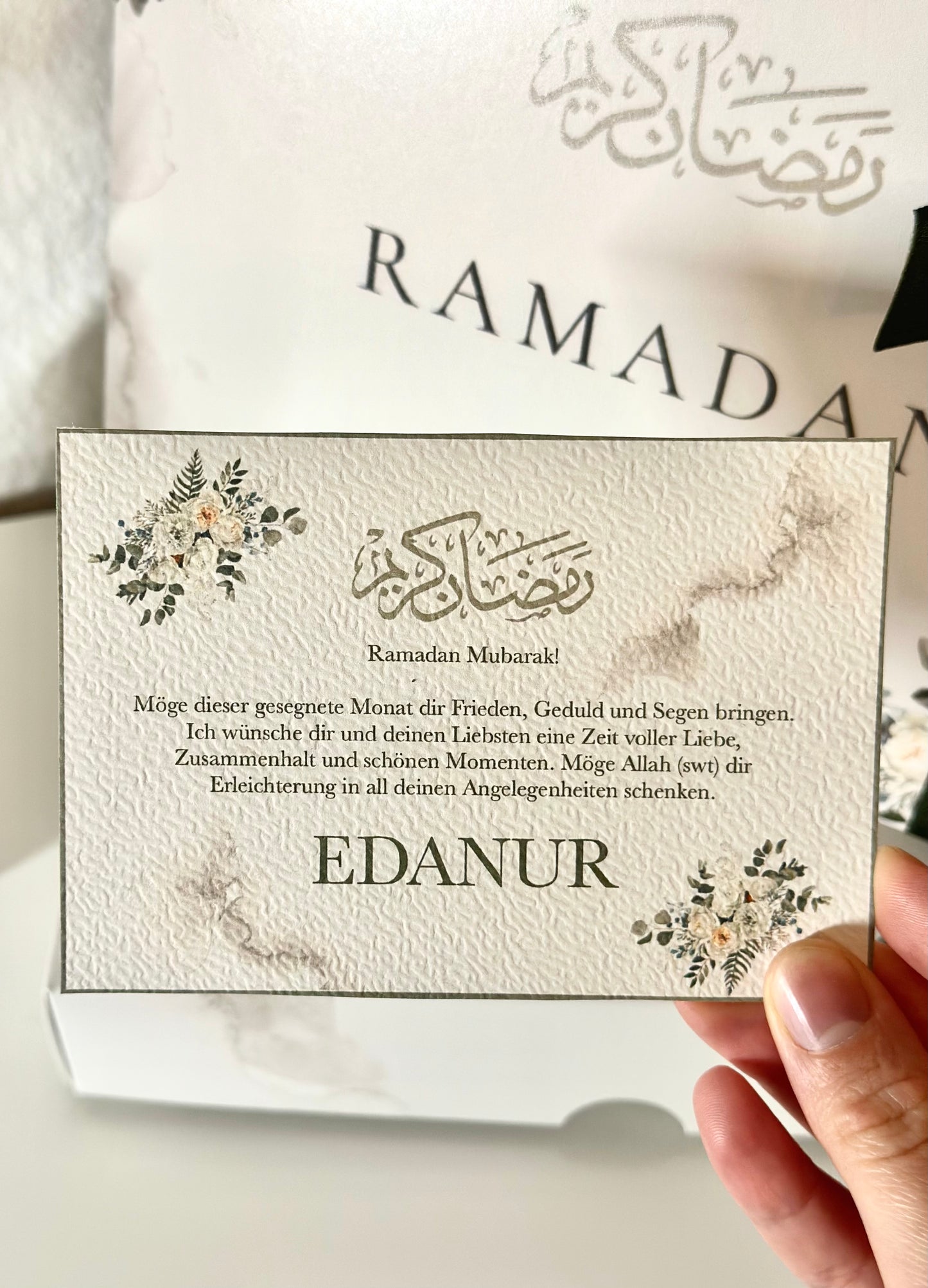 Kişiye Özel Ramazan Özel Kutusu (Çantasız)