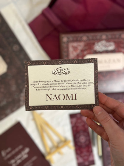 personalisierte Ramadan Special Box DEUTSCH