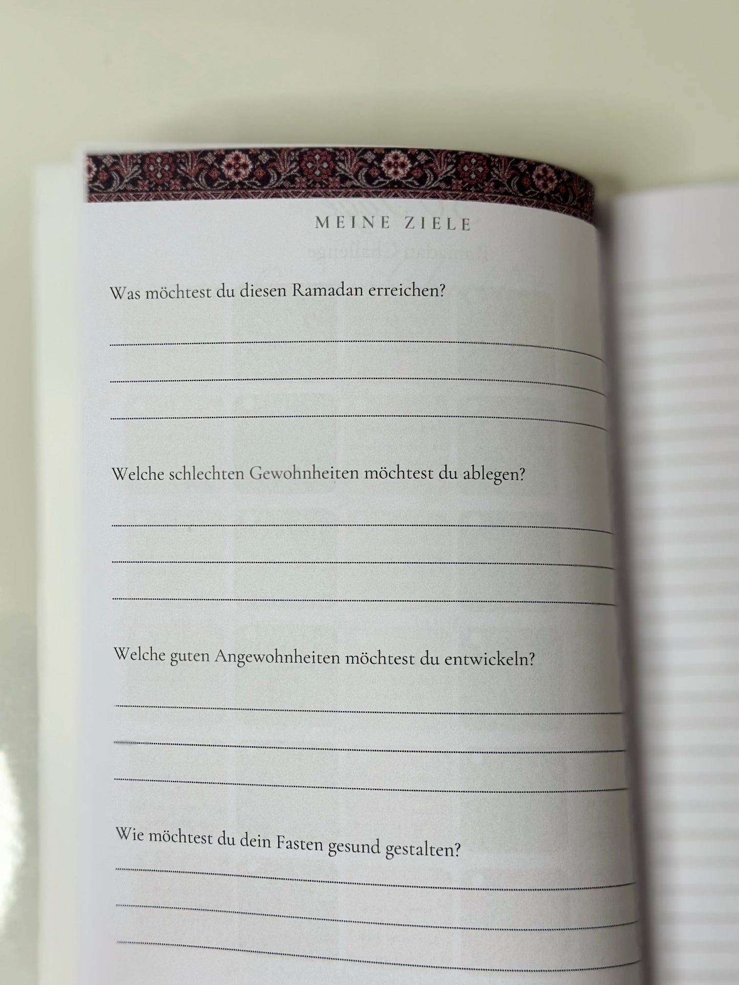 Ramadan Planer 2026 DEUTSCH