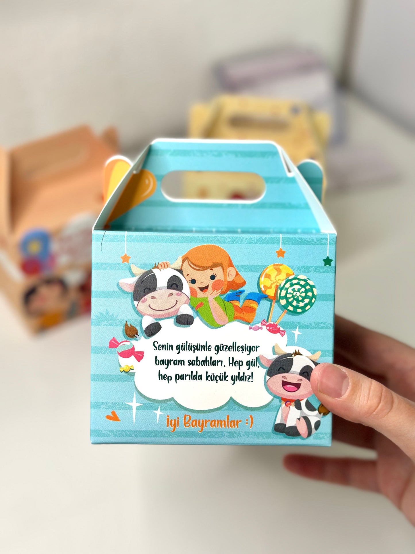 3er Pack Bayram| Eid Box für Kinder zum Selbstbefüllen