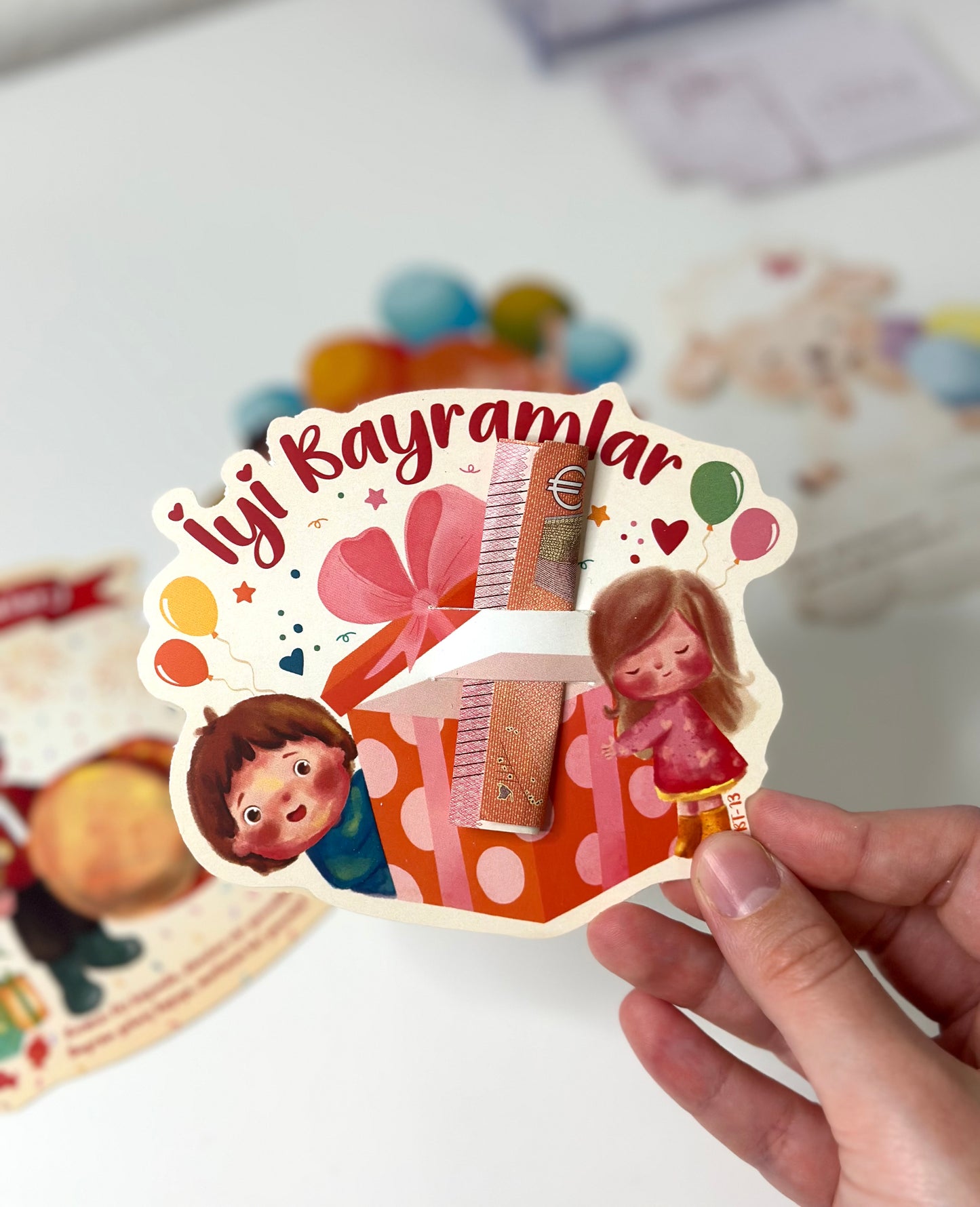 3 er Pack Bayram| Eid Karte für Kinder