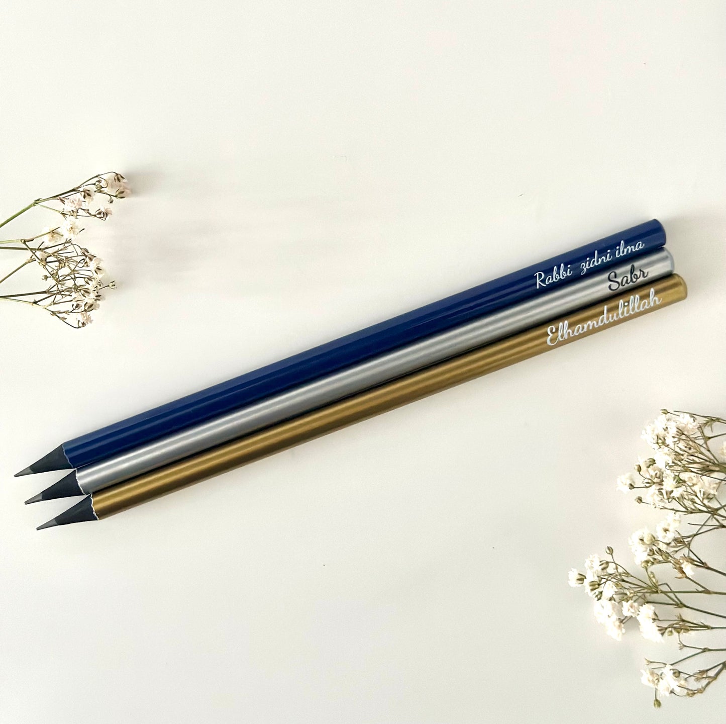 set of 3 pencils