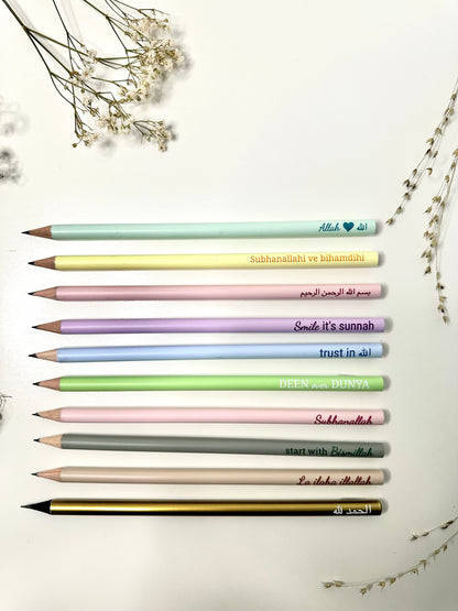 set of 10 pencils