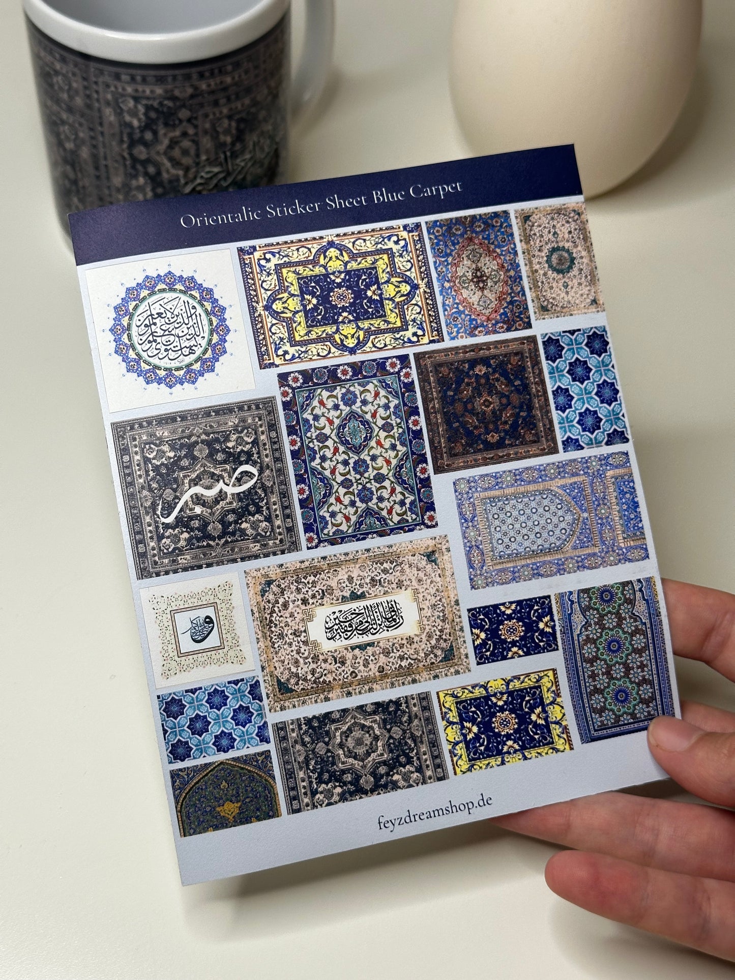 Stickersheet Blue Carpet