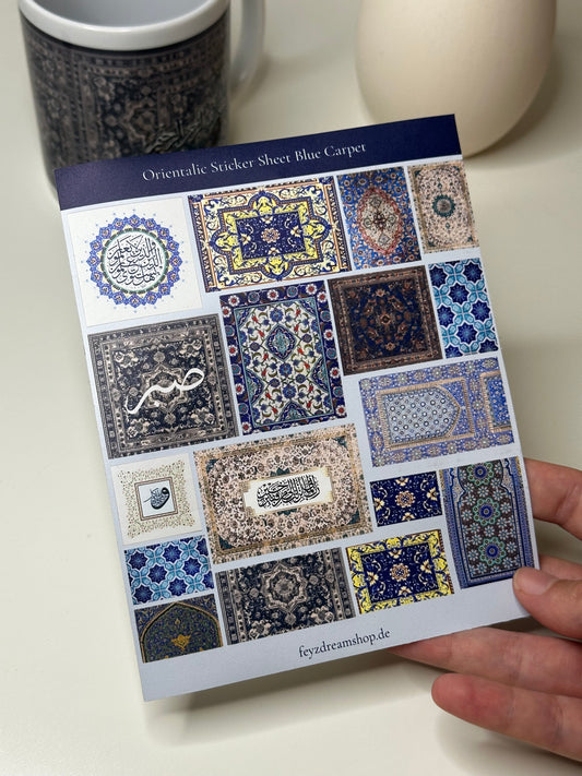 Stickersheet Blue Carpet