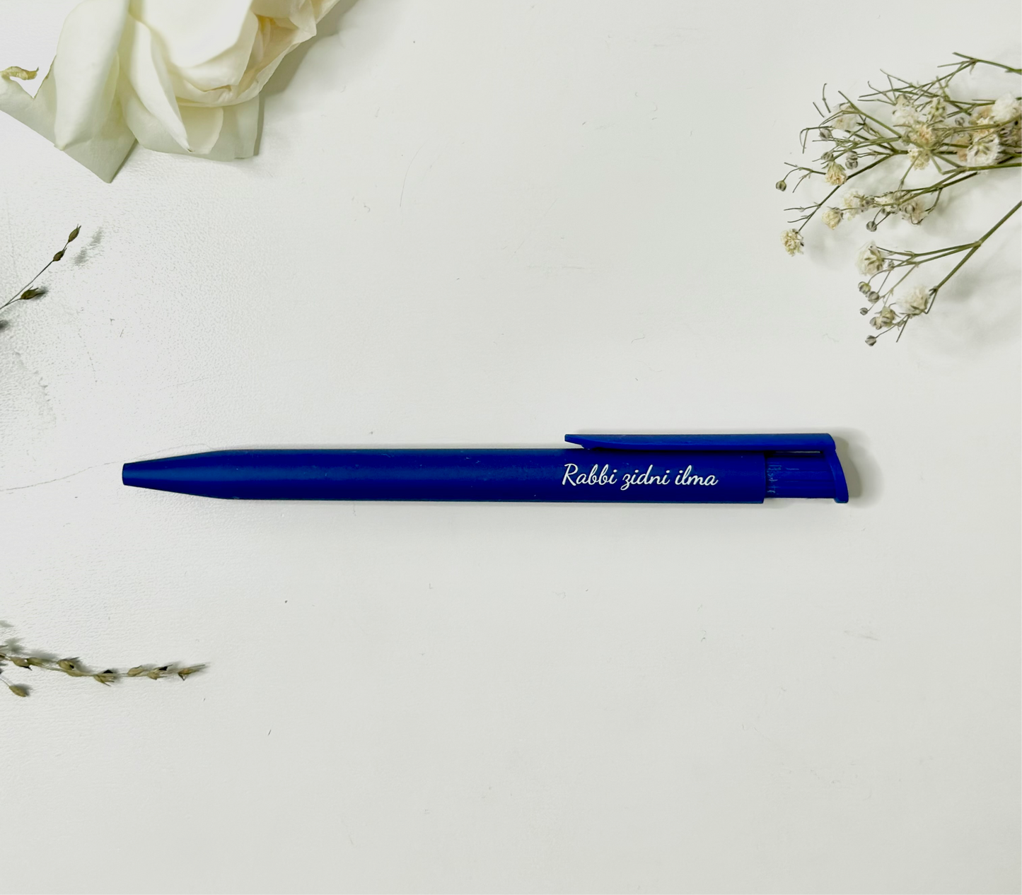 Ballpoint pen "Rabbi zidni ilma" navy blue