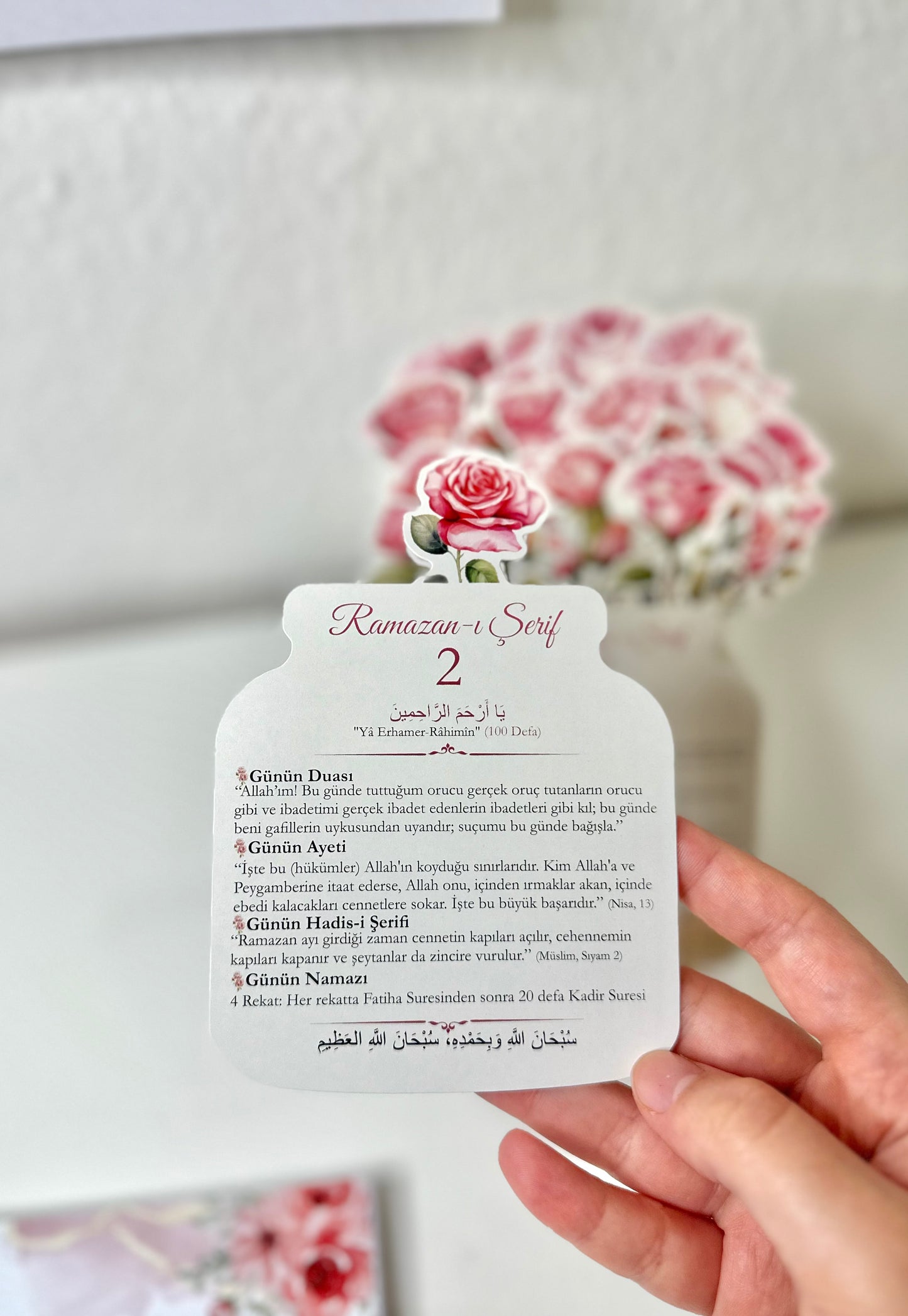 Ramazan Special Roses Takvimi
