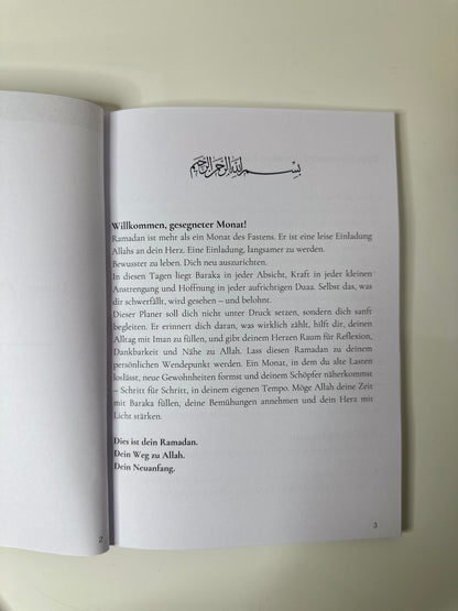 Ramadan Planer 2026 DEUTSCH