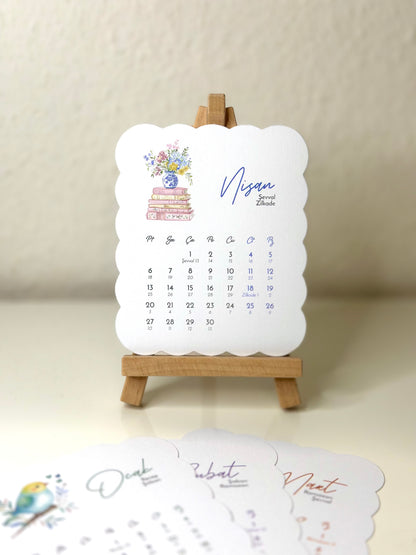 Islamischer Hijri Kalender türkisch