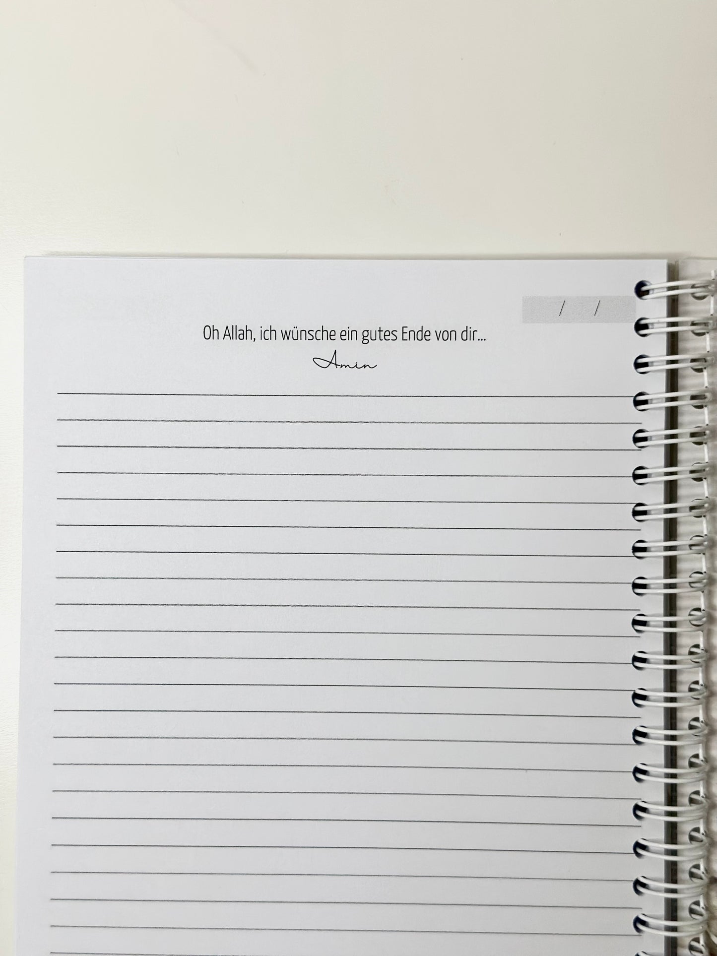 "Blue flower" personalized set of 5 / 7 German