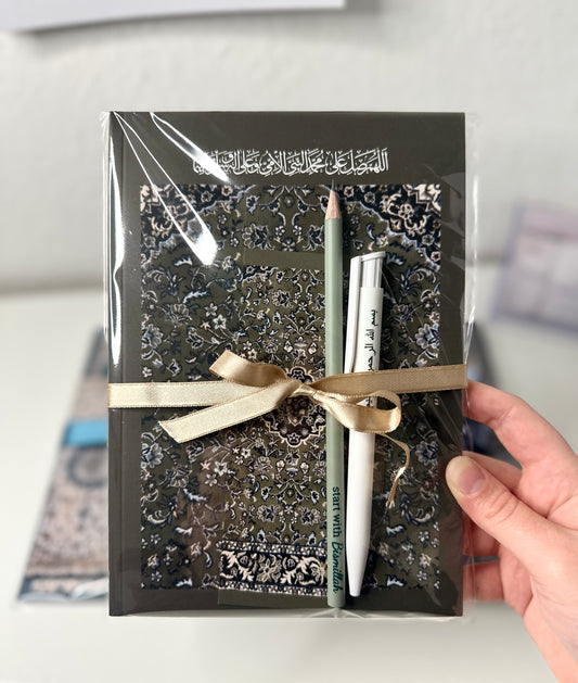 Rawdha Notizbuch - 4er Set