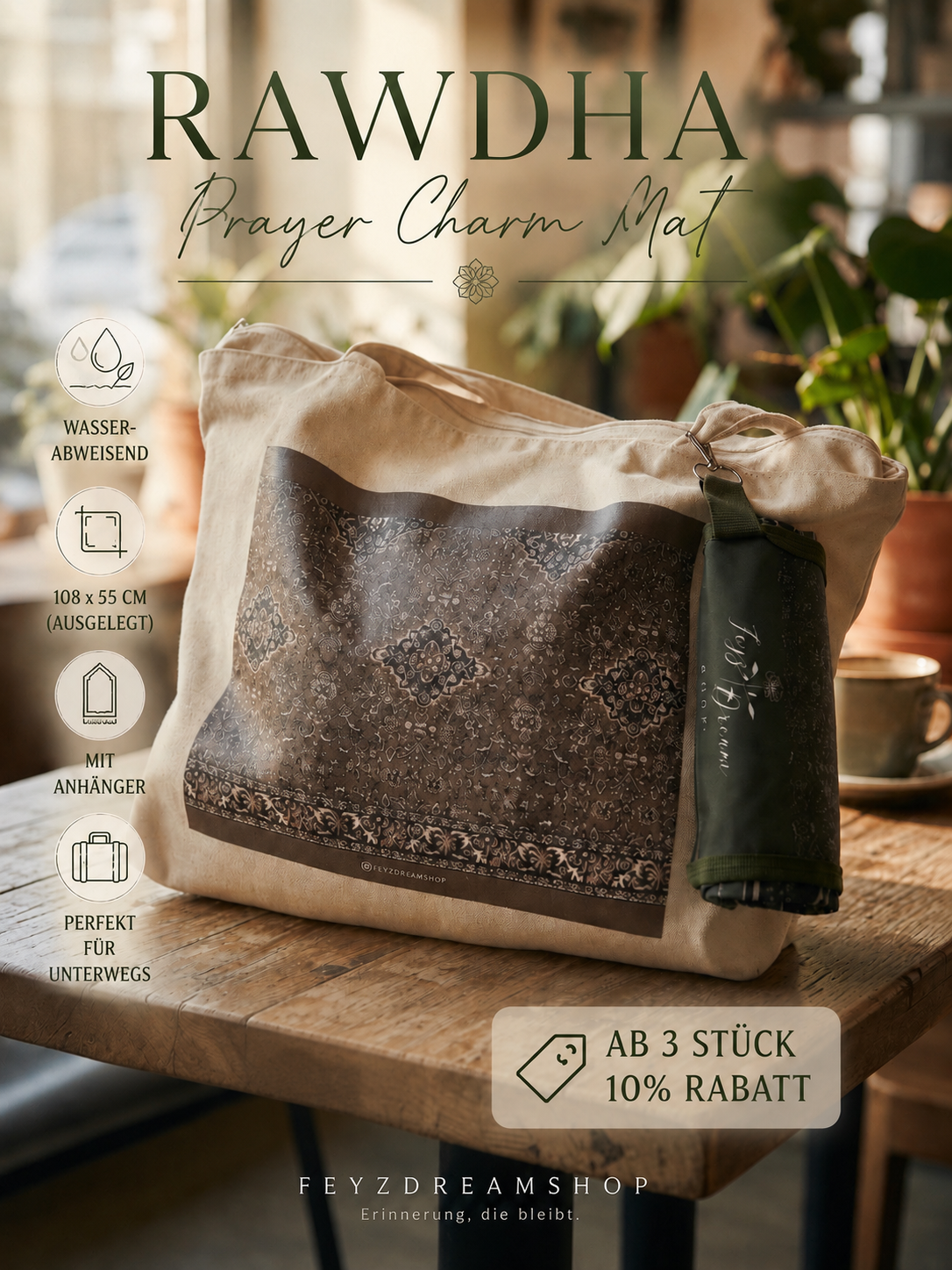 Prayer Charm - Rawdha