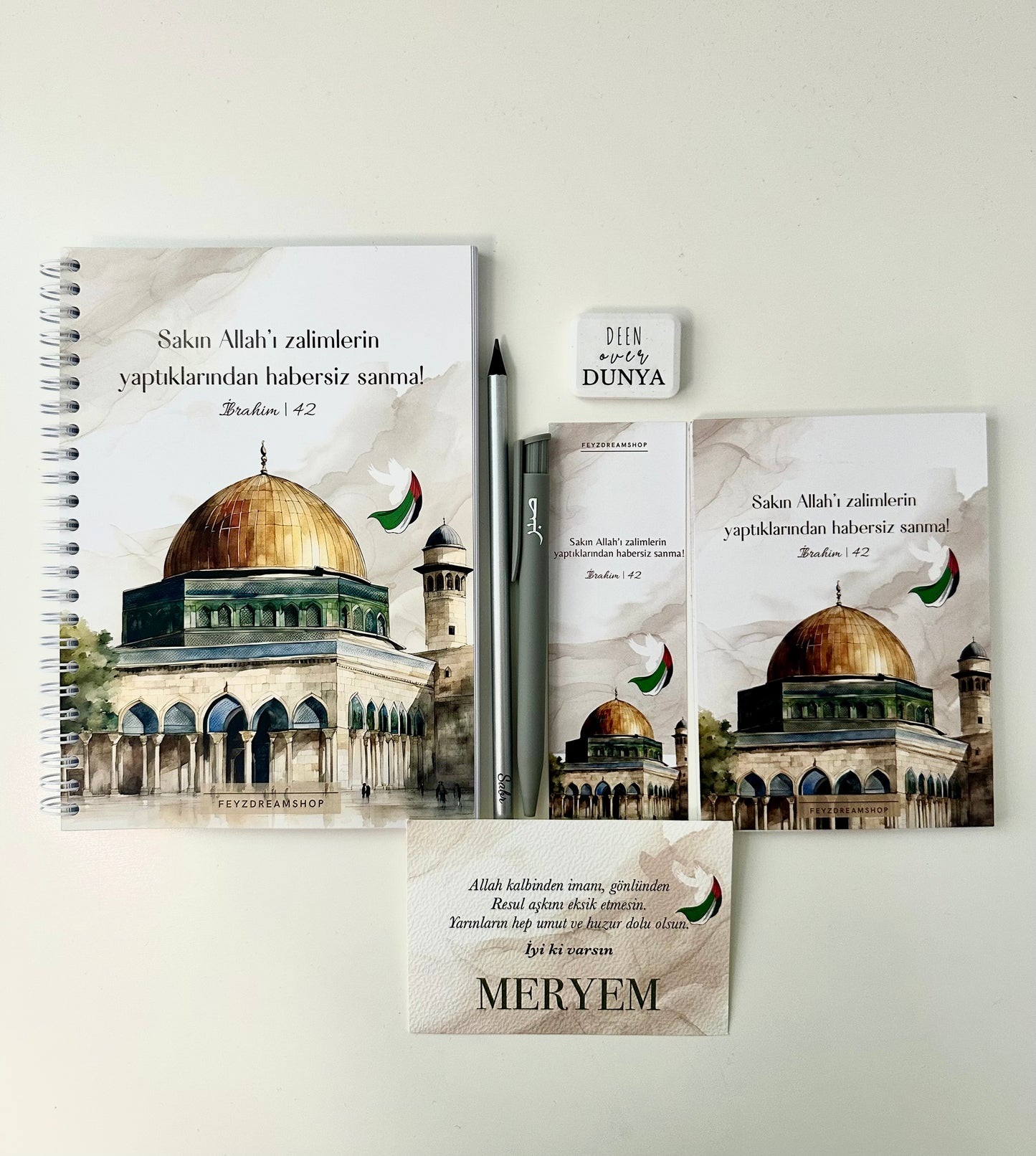 “Palestine” personalized set of 5 / 7 Turkish