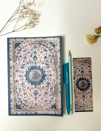 Softcover Notizbuch Türkis Rug