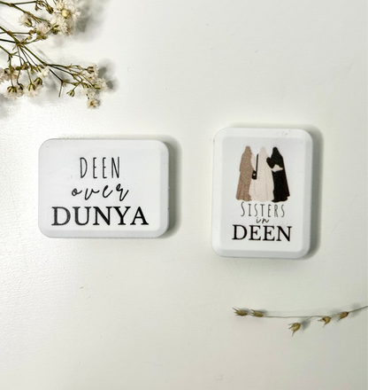 Islamic eraser Sisters in Deen,Deen over Dunya