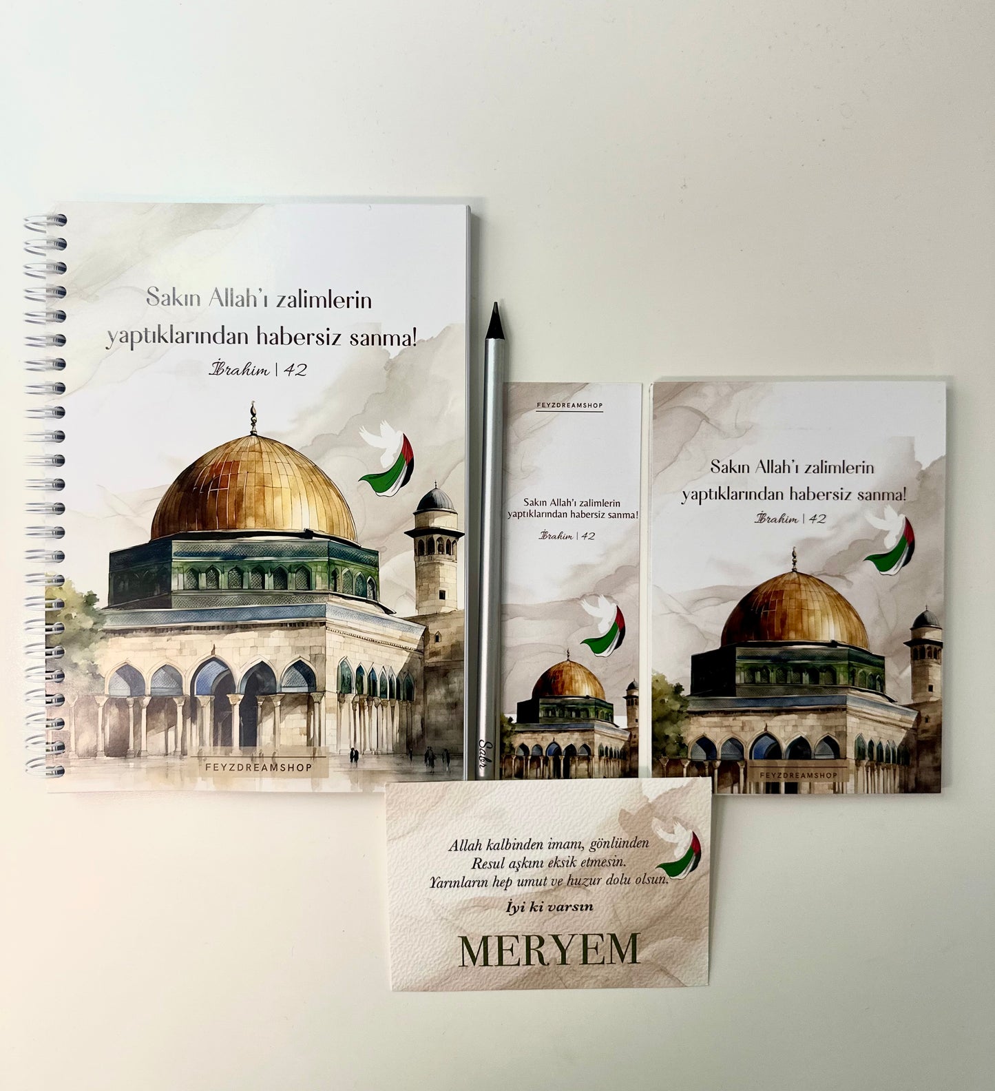 “Palestine” personalized set of 5 / 7 Turkish