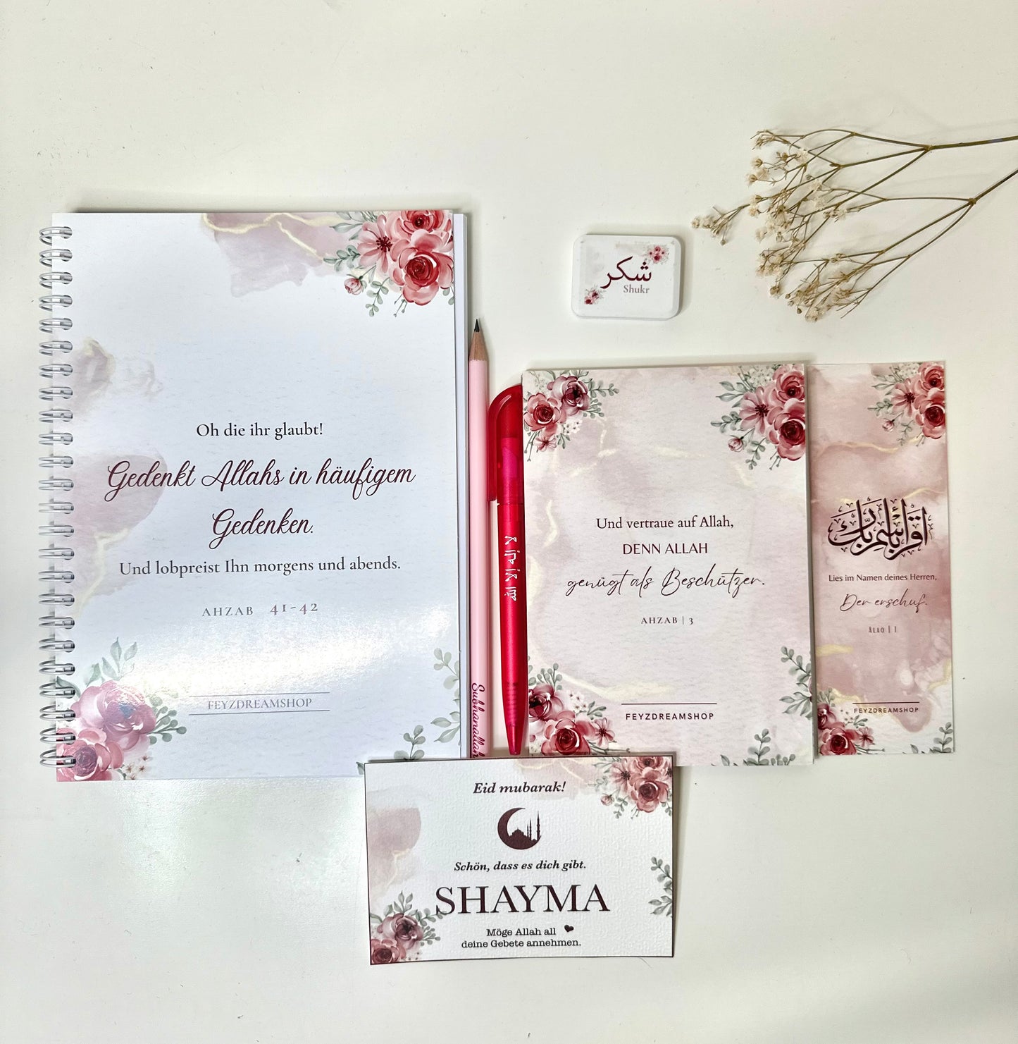 Roses“ personalisiertes Eid Geschenkset