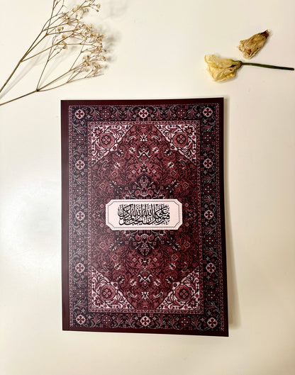 Softcover Notizbuch Red Rug