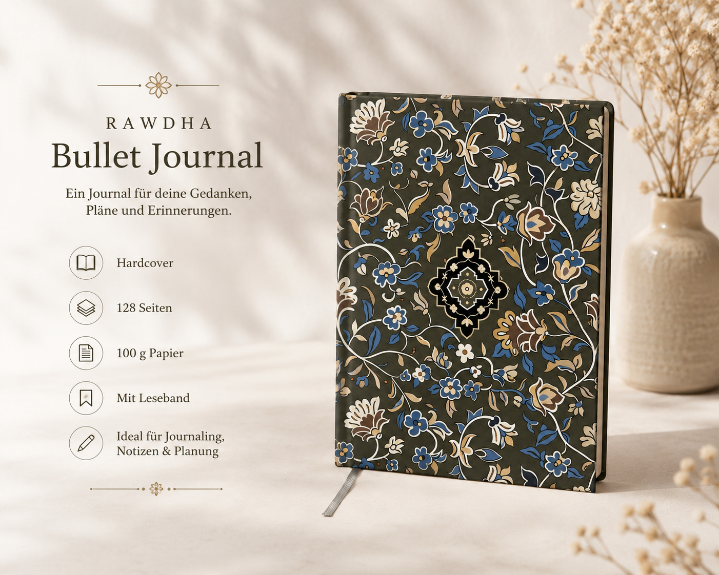 Rawdha Bullet Journal Hardcover