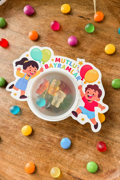 3 er Pack Bayram| Eid Mini Süßigkeiten Boxen für Kinder