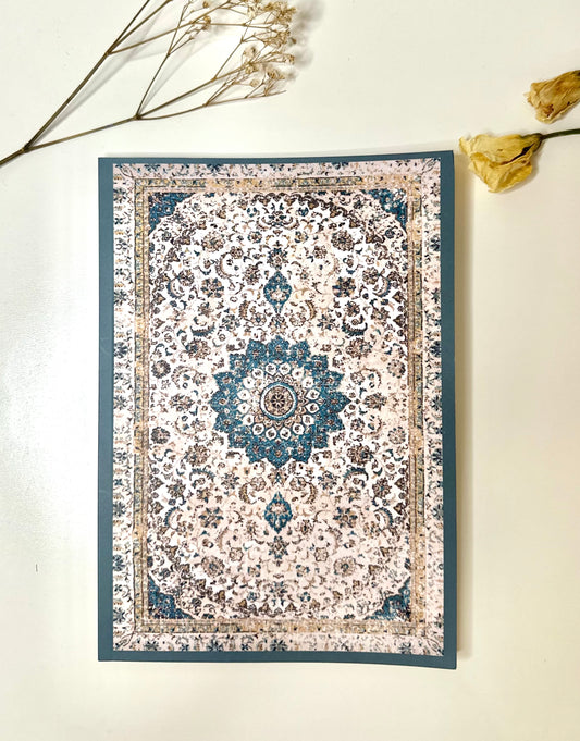 Softcover Notizbuch Türkis Rug