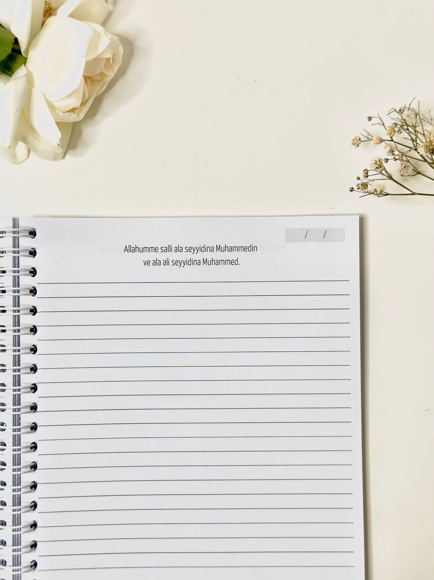 İslami defter “Mavi Çiçek” Almanca/Türkçe