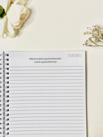 İslami defter “Mavi Çiçek” Almanca/Türkçe