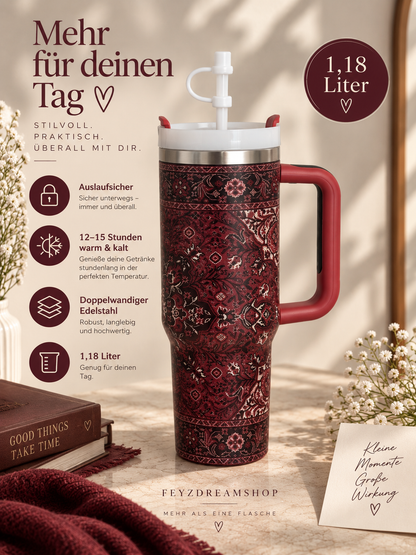 1,18 Liter Red Rug Thermosflasche mit Griff