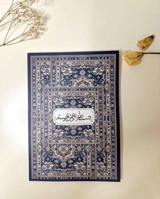 Softcover Notizbuch Blue Rug